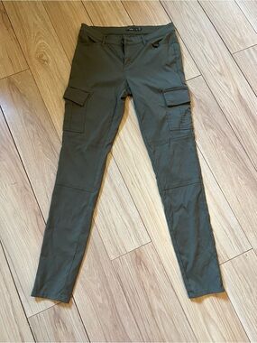 Prana Women's Olive Skinny Cargo Pants